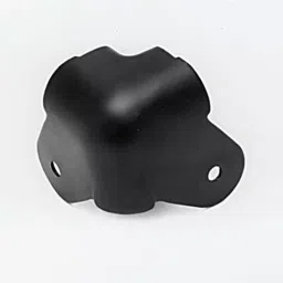 PENN ELCOM Two Leg Wrap Around Black Metal Cabinet Corner Protector, C1819K-image-3