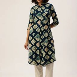 Amukti Multicolor Rayon Printed Kurti-picture-5