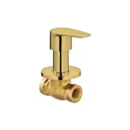 Aquieen Entice Gold Chrome Finish Concealed Stop Cock with Wall Flange, AQN 325-image-87