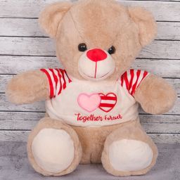 Dukiekooky Grey TeddyBear soft toys - Height 30 cm-image-64