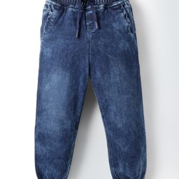 Olio Kids Denim Woven Full Length Jeans - Navy Blue-picture-31