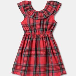 R&B Checked Fit & Flare Dress-picture-22