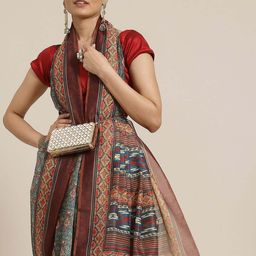 KALINI Ethnic Motifs Zari Saree-picture-12