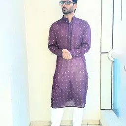 PRETANSHAH Bandhani Printed Mandarin Collar Cotton Straight Kurta-picture-50