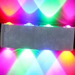 SWIATLO Silver-Toned & Nude-Coloured Aluminium Quirky Rectangle Shaped Wall Lamp-picture-29