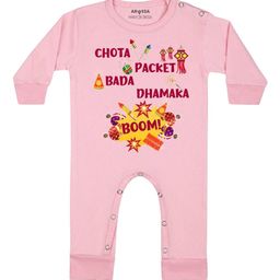 Arvesa My First Diwali Printed Bodysuit-image-51