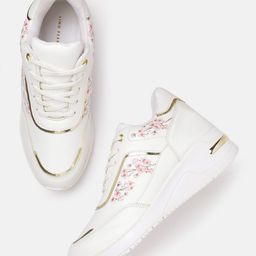 Lino Perros Women Printed Heeled Sneakers-image-4