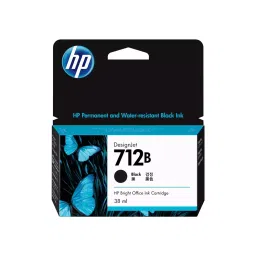 HP 712B Ink Cartridge 38 ml Black Color Compatible With HP DesignJet T210, 3ED28A-image-8