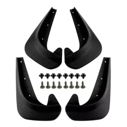 Auto Pearl Front and Rear Mud Guard For i20 Active 1.2 SX with AVN 2020(Black) Set of 4 Pcs image 2