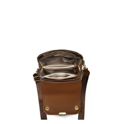 Angeline Geometric Printed Structured Satchel Bag image 5