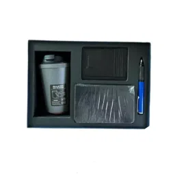 Sheaffer POP 9205 Black with Chrome Trim Ball Pen, A5 Notebook, Card Holder & Mug Combo, WP33555-3