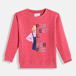 Monte Carlo Girls Coral Typography Printed Stone Embellished Sweatshirt-image-29