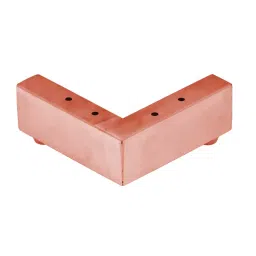 Harrison 02 Series 3 inch (7.62 cm) Rose Gold Finish L Shape Sofa Leg, 13-picture-8