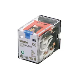 Omron 10 A DPDT Glass Case Miniature Power Relay LED Indicator, MY2N-GS-R AC220/240-20