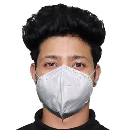Pivalo N95 5 Layer Disposable Face Mask with Nose Pin White PV5026 (Pack of 5 Pcs)-image-85