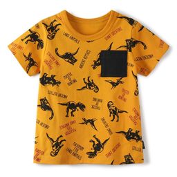 LULU & SKY Boys Floral Printed Pockets T-shirt-image-35