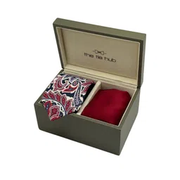 The Tie Hub Men Tie and Pocket Square Accessory Gift Set-image-9