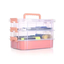 Aura Set of 2 Regular Multi-Utility Storage Box with Lid Organisers image 3