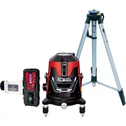 Shinwa Rules LEXIA Laser Robo Level Machine Red with Receiver & Tripod Set, 64071578-1