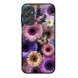 QRIOH Floral Butterfly Garden Printed Silicone Samsung Galaxy M34 5G Back Case-image-21