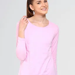 appulse Women Drop-Shoulder Sleeves Raw Edge Slim Fit T-shirt-picture-22