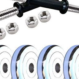 HackerX Set Of 4 Fixed Weight Dumbbell - 2.5Kg Each image 1