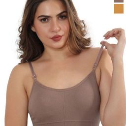 Moda Rapido Women Pack of 2 Solid Full Coverage Lightly Padded Non-Wired Everyday Bra-6