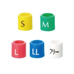 AS ONE Hanger Size Marker Slim Type M Size Polypropylene Green, 61-200-10-2 (Set of 50 pcs)-12