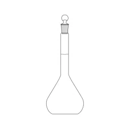 Omsons Germany 20 ml Class A Volumetric Flask with NABL 51/5 (Pack of 2 Pcs) image 2
