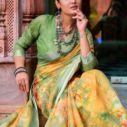 KALINI Floral PrintedKota Saree-image-94