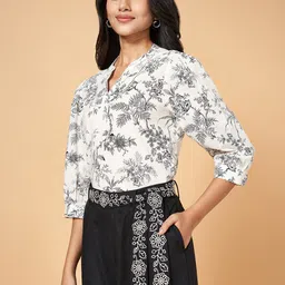 Honey by Pantaloons Floral Print Cotton Top-image-97