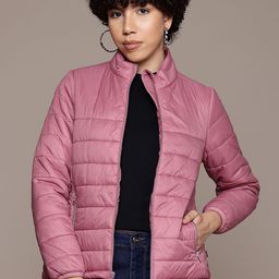 Roadster The Lifestyle Co. Mock Collar Padded Jacket-image-47