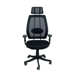 Veeshna Polypack Fabric Black High Back Ergonomic Office Chair CRH-1024-image-69