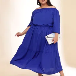 Sztori Off-Shoulder Blouson Maxi Dress-picture-30