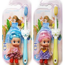 Yunicorn Max YMX 528 Toothbrush with Little Doll Toy Pack of 2 (Color May Vary)-image-69