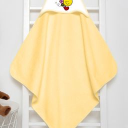 babywish Hooded Towel Ant Heart Print -  Peach-image-20