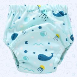Ahc Zikku Potty Training Pants for Baby Pull up Design Reusable - Blue-28