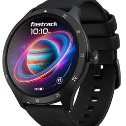 Fastrack Jupiter R2 Smartwatch Comes with 1.38 TFT Display with 240 * 240 Pixel Resolution|SingleSync BT Calling|AI Voice Assistant|100+ Sports Modes and Watchfaces|Upto 5 Day Battery|IP68-98