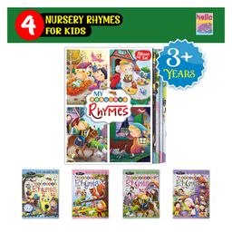 My First Fabulous PreSchool Nursery Early Learning Rhymes Books Box Set for Kids Fun Activity Books - (Pack of 4)-2