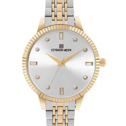 D'SIGNER Women Embellished Stainless Steel Bracelet Style Straps Analogue Watch 853TM.2L-picture-6