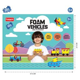 Handycrafts Funskool Foam Vehicles DIY Kit - Multicolour image 3
