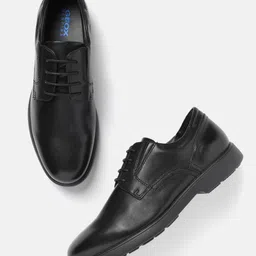 Geox Men U Spherica EC11 Wide Leather Formal Derbys-image-4