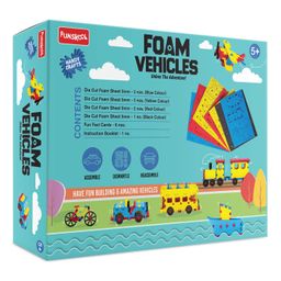 Handycrafts Funskool Foam Vehicles DIY Kit - Multicolour image 5