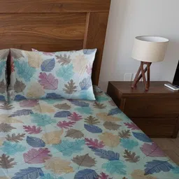 HARYANA HOOPS Floral printed Bedsheet with 2 Pillow Covers-image-6