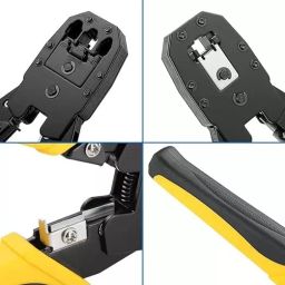 MakWorld Crimping Tool for Cat5, Cat5e cable with 8P8C, 6P6C and 4P4C Plugs image 5