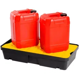 RS PRO Polyethylene Spill Tray with Grate for Industrial Storage, 30L Capacity Model No 8930366-image-68