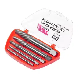 JTC Chrome Molybdenum Steel Screw Extractor Set for Removing Broken Screws, JTC 5601 (Set of 5 Pcs)-picture-30