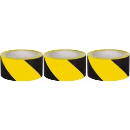 Fastgear 76.2 mm (3 Inch) Yellow & Black Single Sided Marking Tape, FG2554 (Pack of 3)-image-66