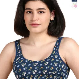 &CIRCUS Pack of 2 Printed High Coverage Non Wired Moisture Wicking MicroModal Lounge Bra-4