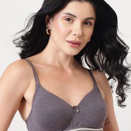 DressBerry Blue Half Coverage Lightly Padded Everyday Bra - All Day Comfort-37